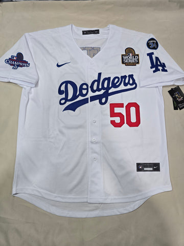 Dodgers WS Betts Jersey